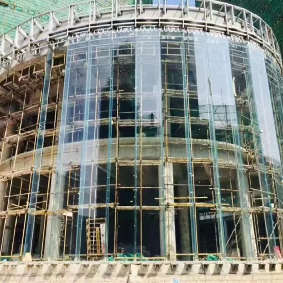 Tamanho Jumbo Oversize / Vidro Temperado / Dobrado / Laminado para Shopping Mall / Fachada de Edifício de Projetos